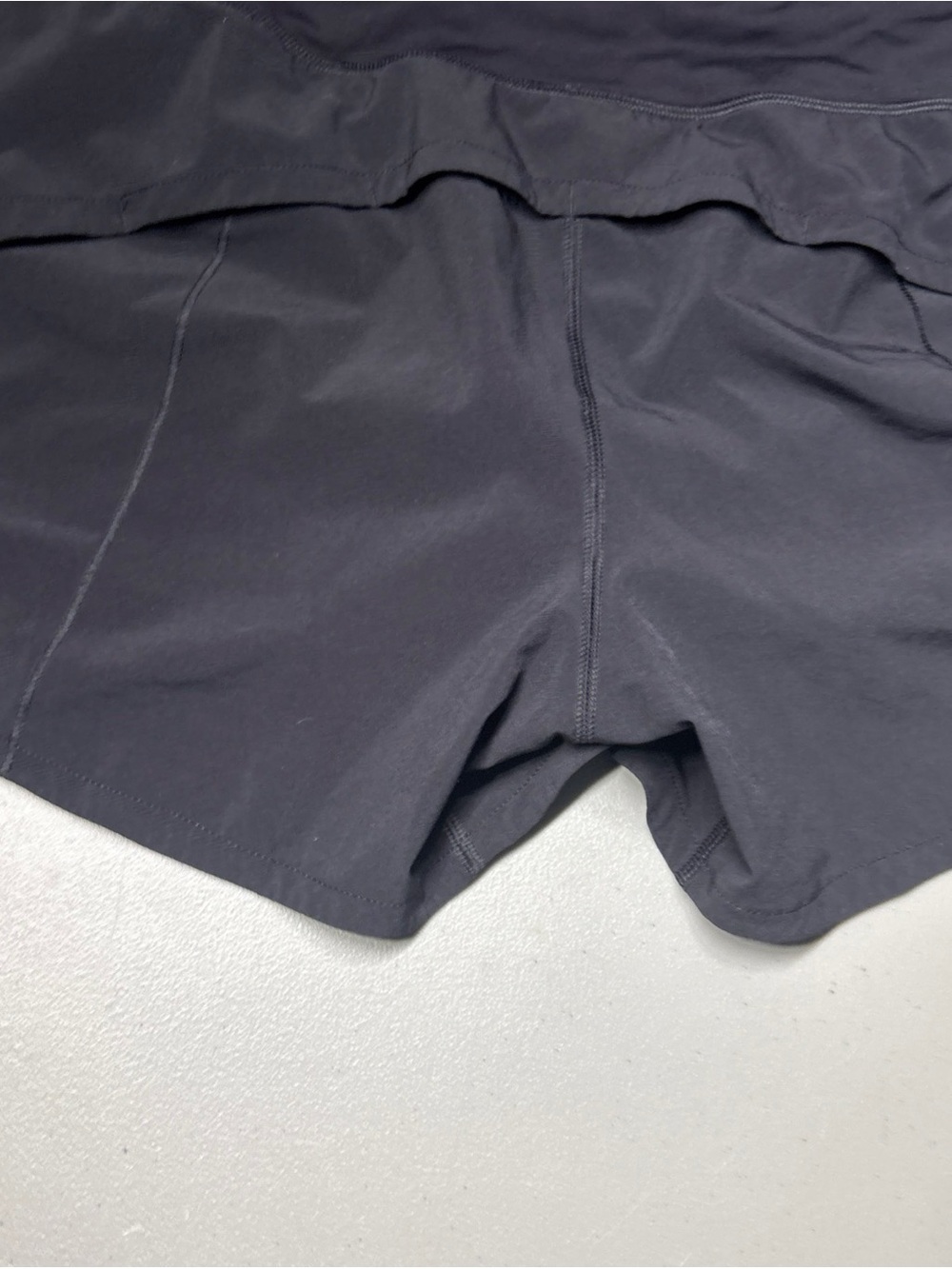 Lululemon Speed Up High-Rise Lined Shorts Womens 10 Black LW7AYMT Running - Picture 7 of 9